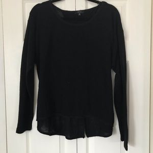 Comfy flowey back Sweater Shirt